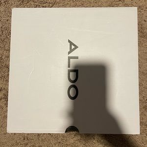 Aldo all black and suede ankle boots